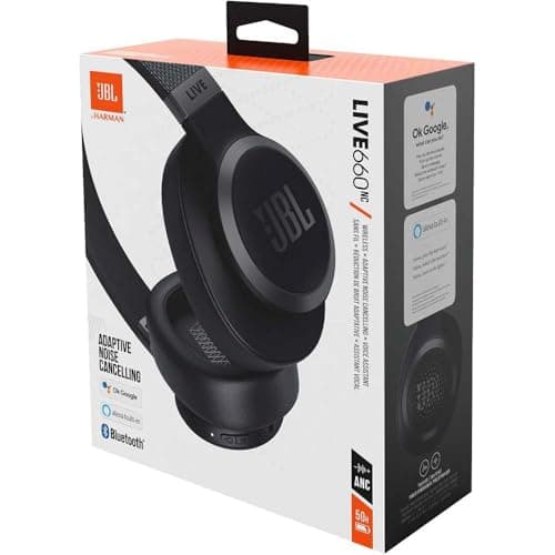 JBL Live 660 NC – Casque audio circum-auriculaire sans fil – Écouteurs Bluetooth avec réduction de bruit et commande pour appels – Autonomie jusqu'à 50 heures – Noir - Image 8