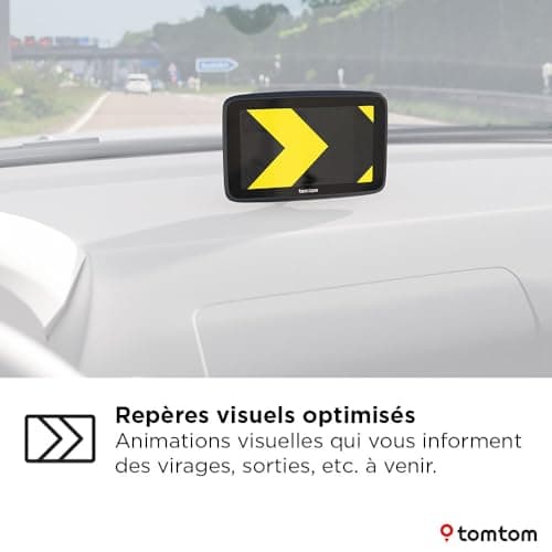 TomTom GO Advanced Car GPS (6 Inch Traffic Information, Test of Hazard Zones, World Map, Updates via Wi-Fi, Lane Change Guide, Visual Markers, Reversible Mounting) - Image 8