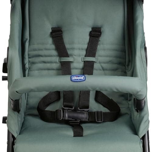 Chicco Echo Lite Poussette Bebé Légère, de 0 Mois à 22 kg, Poussette canne, Dossier inclinable et réglable en 4 positions, Siège Spacieux, Double Frein et Roues Avant Pivotantes, Vert - Image 7