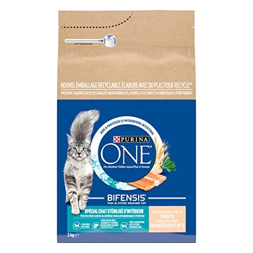 PURINA ONE | Benefits | Special Indoor Sterilized Cat | Dry Food | Helps control weight, maintain a healthy urinary system, removes stomach hair | Trout | Bag - Image 4