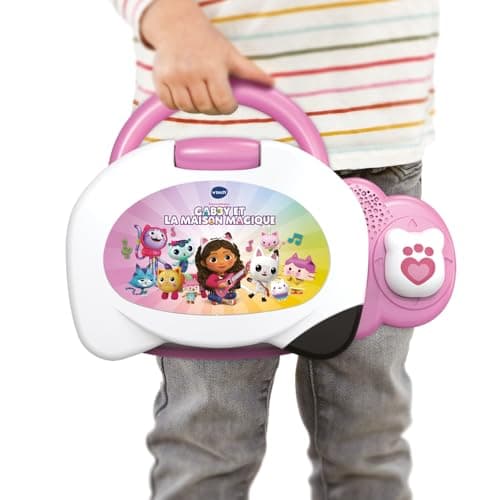 VTech - My Gabby Educational Computer and The Magic House - Children's Computer with Backlit Screen, Gabby Cat Ears and 18 Interactive Games - Gift for Children Aged 3 and Above - Image 4