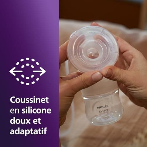 Philips Avent Kit allaitement avec tire-lait électrique simple, biberons à Réponse Naturelle, pots de conservation du lait, sucettes, sans BPA (modèle SCD340/31) - Image 6