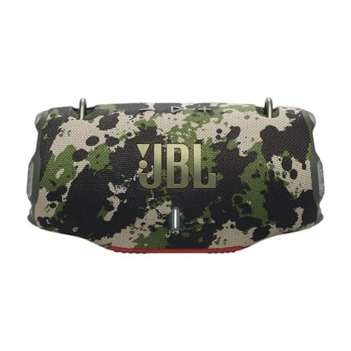 JBL Xtreme 4, Enceinte Portable Bluetooth avec Son JBL Pro, jusqu'à 24h d'autonomie, Recharge Rapide, Étanche Indice IP67, bandoulière Incluse sans Adaptateur PD, au Motif camouflé - Image 7