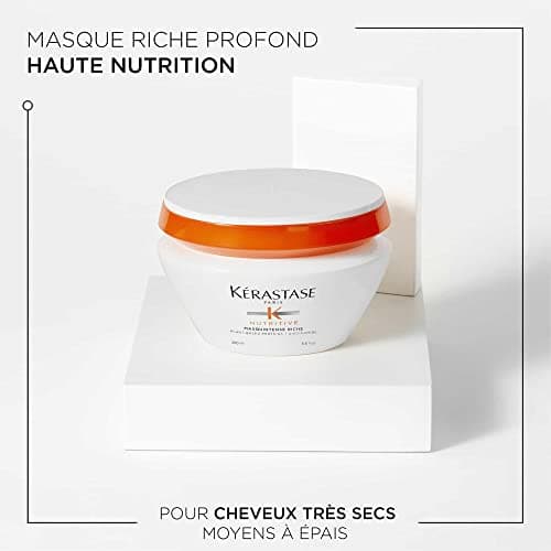 KÉRASTASE Nutritive - Rich Masquintense - High Nutrition Hair Mask - Niacinamide & Vegetable Proteins - +89% Immediate Nutrition Up to 72H* - Dry to Very Dry Hair - 200ml - Image 3