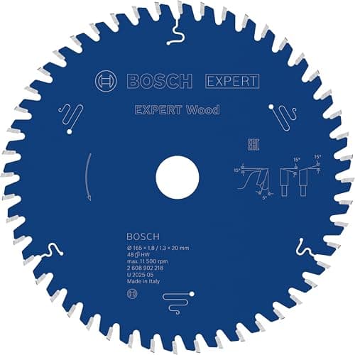 Bosch 1 x EXPERT Wood Wired Circular Saw Blade (for Softwood, Hardwood, Ø mm, Professional Accessory Portable Circular Saws) - Image 2