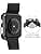 2-Piece PC Case Compatible with Apple Watch SE3/SE2/SE/Series 6/Series 5/Series 4 40 mm, Ultra Thin Tempered Glass Screen Protector Full Coverage, Black - Image 6