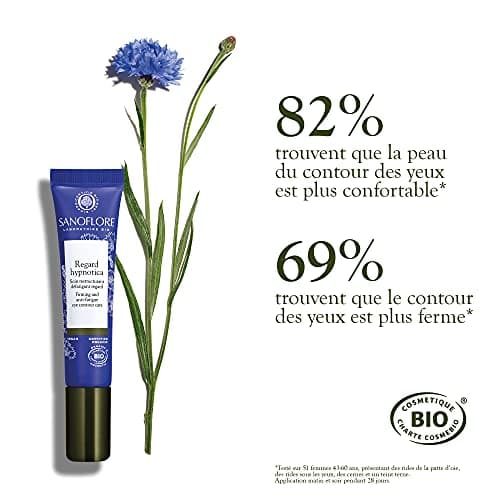 Sanoflore – Regard Hypnotica – Eau Botanique Défatigante Bio au Bleuet du Vercors – Lisse, Illumine & Apaise le Contour des Yeux – Réduit Cernes, Poches & Rides – Peaux & Yeux Sensibles – 15 ml - Image 6
