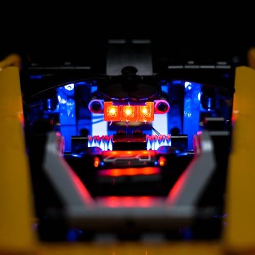 LED Lighting Kit for Lego Technic 42172 McLaren P1, Decorative Lighting Kit, Creative Toy, Standard Version (No Model) - Image 6