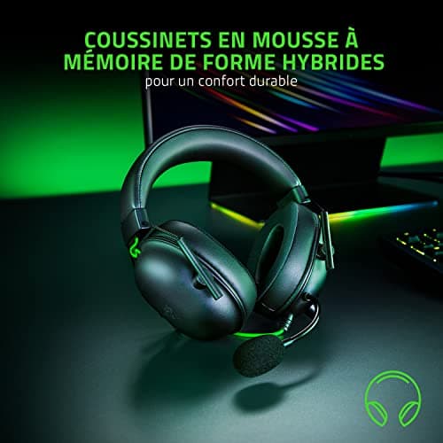 Razer BlackShark V2 X USB Wired Esports Gaming Headset (50mm TriForce Speakers, Noise Cancellation, 240g Ultra-Light Construction, 7.1 Surround Sound) Black - Image 7