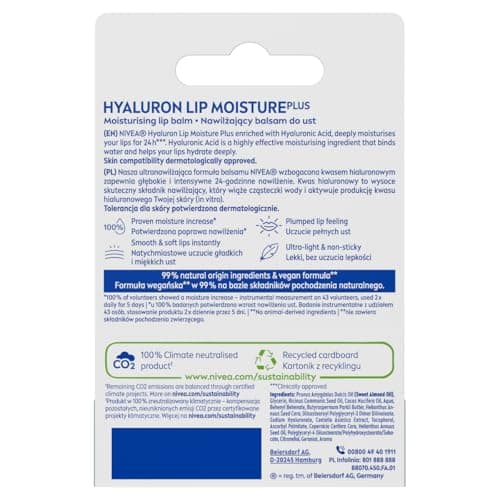 NIVEA Hyaluron Lip Moisture Baume à lèvres hydratant 5,2 g - Image 6