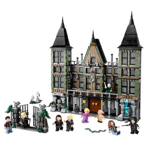 LEGO Harry Potter The Manor of the Malefoy - Collector's Building Game for Boys and Girls from 10 Years - 9 Minifigures Including Dobby and Lord Voldemort 76453 - Image 5