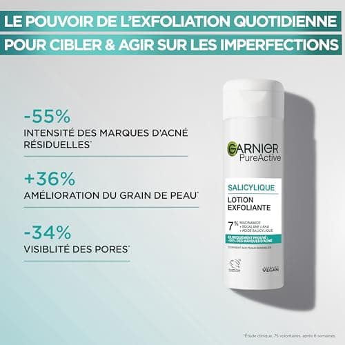 GARNIER Pure Active Face Scrub + Niacinamide Facial Cleanser - Reduces the Appearance of Blemishes - Vegan & Cruelty Free - All Skin Types - Men & Women - Image 6