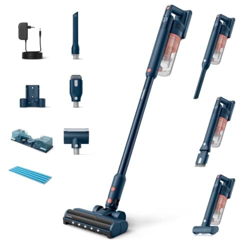 Philips SpeedPro Max 5000 Series Cordless Vacuum Cleaner, Pet Brush, Powerful Suction, 60 Min Runtime, Brush with LED Lights, Aqua Module, Crevice Tool and Combination Accessories (XC5142/01) - Image 2