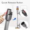 Extension Tube for Dyson V10 V11 V15 V8 V7 Vacuum Cleaner, Extension Tube Accessory Quick Release Extendable Wand, 72 cm - Grey - Image 5
