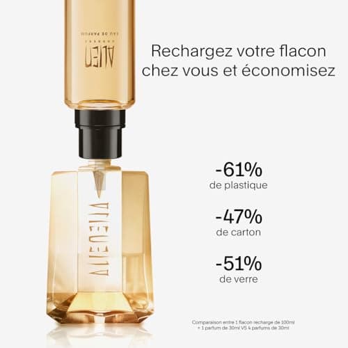MUGLER Alien Goddess Refillable Eau de Parfum for Women - Floral Amber Woody - Feminine Fragrance - Image 4