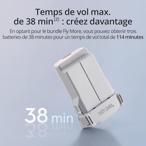 DJI Mini 3 - Lightweight Mini Drone Camera with 3 Axis Mechanical Lift, 4K HDR Video, 38 Min Flight Time, Video Transmission up to 10km, Real Vertical Shooting, Built-in GPS Auto Return - Image 5