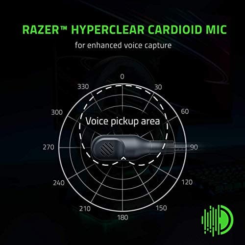 Razer BlackShark V2 X Gaming Headphones: 7.1 Surround Sound 50mm Memory Foam Driver - PC, PS4, PS5, Nintendo Switch, Xbox One, Xbox Series X & S, Mobile - 3.5mm Jack Black - Image 5