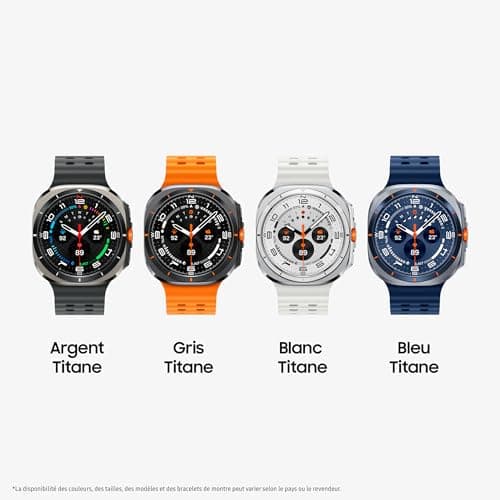 Samsung Galaxy Watch Ultra (2025), Smart Watch, Action Button, Galaxy AI, Dual Frequency GPS, 4G, 47mm, Titanium Blue, 25W Fast Mains Charger Included, FR Version - Image 3