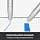 Logitech Digital Stylus Pen for All iPad (2018 and later versions) with Apple Pencil Technology, Stable Design and Dynamic Smart Tip - Silver/Orange - Image 7