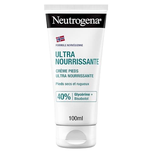 Neutrogena – Ultra Nourishing Foot Cream Norwegian Formula (100 ml tube) – 24 hour moisturising cream for dry and damaged feet – With glycerin and bisabolol - Image 3