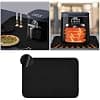 Tapis de protection isolé pour friteuse à air, tapis en silicone résistant à la chaleur 60 x 40 cm, noir, convient aux appareils de cuisine tels que Instant Pot et mijoteuse - Image 5