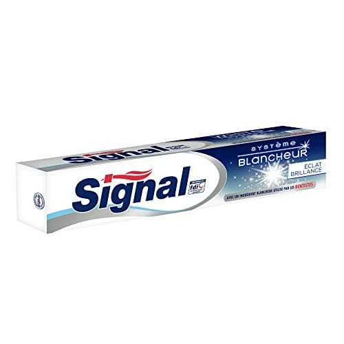 Signal Dentifrice Système Blancheur Eclat Brillance 75ml, Dents Blanches & Eclatantes, Santé Dentaire - Image 4