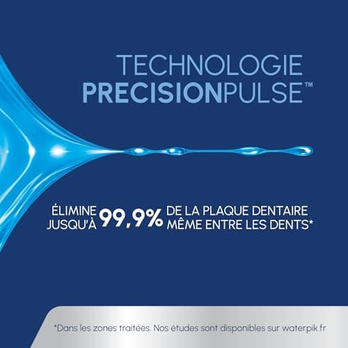 Waterpik WF-27 Pearl, UFSBD Recommended Cordless Irrigator, Rechargeable Dental Jet, Removes Plaque, 2 Pressure Levels, 60 Seconds Cleaning, 3 Tips Included, Waterproof, White - Image 4