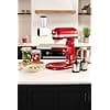 KitchenAid 5KSMEMVSC Grater Accessory - 3 Pieces of Graters for Vegetables, Cheese and More - Quick Slicer - Stainless Steel - Image 7