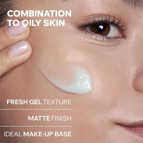 Uriage Hyseac Mat Gel-Crème Matifiant - Réduit la Brillance de la Peau, Absorbe l'Excès de Sébum, Resserre les Pores - Base de Maquillage et Hydratant - Peaux Mixtes à Grasses - Léger et Frais - 40ml - Image 4