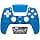 eXtremeRate Luna Redesigned Case for PS5 Controller BDM-010/020/030/040, Replacement Faceplate Touchpad Rings Buttons, Shell Cover Pad for PS5 Controller, Light Blue - Image 4