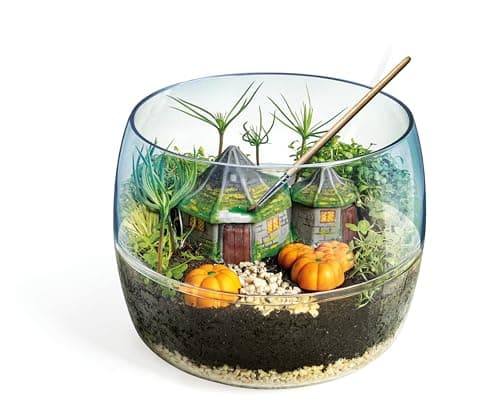 Clementoni | Harry Potter Terrarium for Children 7+ | Hagrid Hut | Buildable | Creative Botanical Activity DIY | Ecological Kit With Plaster, Seeds, Peat | Gift Idea for Children - Image 5