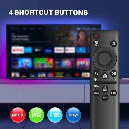 BN59-01432A Replacement Remote Control for Samsung Smart TV, Compatible with Samsung Smart TV, Compatible with Sam-sung 2021-2023 Neo LED Smart 4K HD TV - Image 5