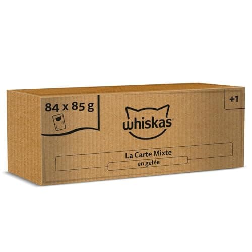 WHISKAS La Carte Mixte Wet Food for Adult Cats 84 x 85 g - Image 2