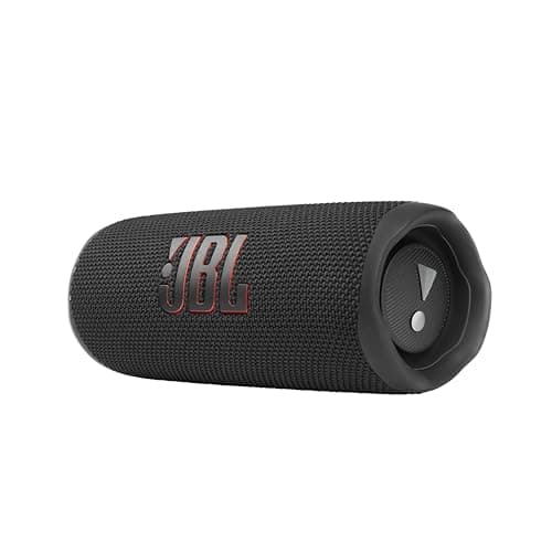 JBL Flip 6 - Enceinte Bluetooth portable et étanche à l'eau et à la poussière, haut-parleur haute fréquence pour des basses profondes, 12 heures d'autonomie, en noir - Image 2