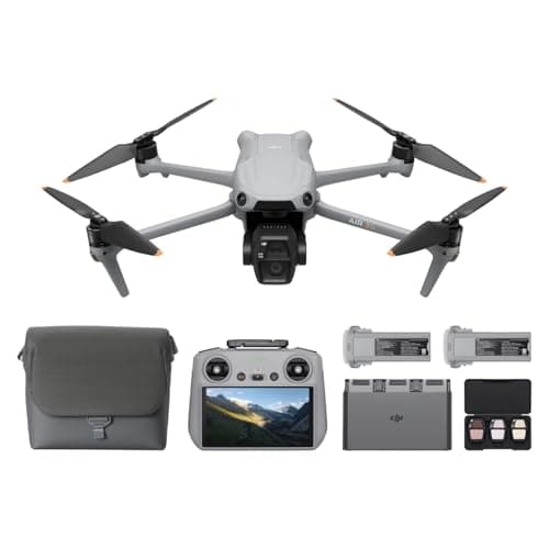 Fly More DJI Air 3S Bundle (RC 2 Remote Control with Screen), Drone with 1" CMOS Wide-Angle Cameras & Medium TV for Adults, 4K/60 Fps, Omnidir Detection, and 3 Batteries for Increased Flight Time - Image 2