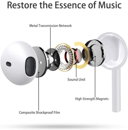 Wired Earphones for iPhone 17/17 Pro/16/16e/15 Pro Max, Hi-Fi Stereo USB C In-Ear Earphones with Microphone and Volume Control for iPad Pro, Galaxy S24/S23, Google Pixel - Image 5