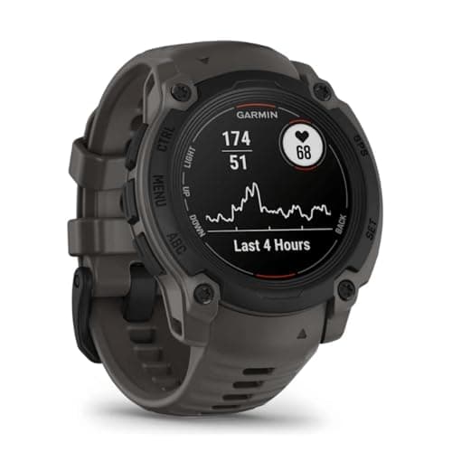 Garmin Instinct E - Rugged Smart GPS Watch - Black with Charcoal Grey Band - 40mm Case - Image 5