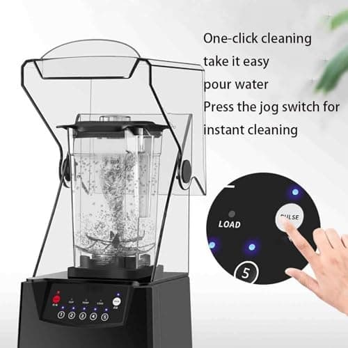 Mélangeur Commercial 2L 2200W Smoothie Maker,Haute Vitesse avec Enceinte sonore Quiet Shield,5 préréglages pour Shakes et Smoothies,Machine à mélanger 17000rpm - Image 5
