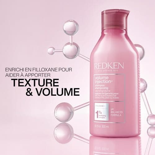 REDKEN - Shampoing Volume - Lifting À La Racine - Douceur & Brillance - Formule Légère, Vegan - Filloxane & Complexe Bodifying - Cheveux Fins & Plats - Volume Injection - 300 ml - Image 7