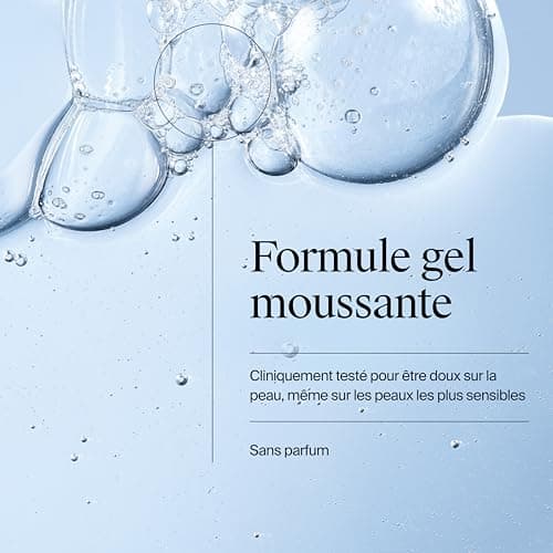 Neutrogena – Aqua-Gel Nettoyant Hydro Boost Sans Parfum (200 ml) – Soin visage hydratant à l’acide hyaluronique et glycérine – Nettoyant visage doux pour la peau et sans parfum - Image 6