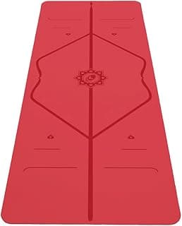 Special Yoga Mat – Free Yoga Bag Included - Patented Alignment System, Warrior-Like Grip, Non-Slip, Biodegradable