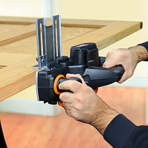 WORX Electric Planer 750W WX615, Planing Width 82 mm, Adjustable Planing Depth 0 to 3 mm, Comfortable Grip, Smart Chip Removal System, Comes with Accessories - Image 8