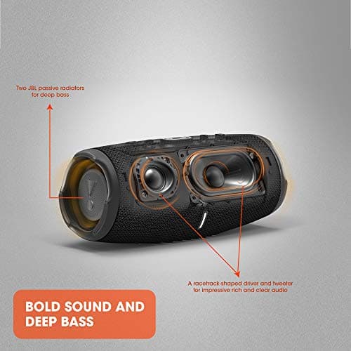JBL Charge 5 - Waterproof Portable Bluetooth Speaker (IP67) with USB Charging Output, 20 Hours Battery Life, JBL Partyboost (White) - Image 4