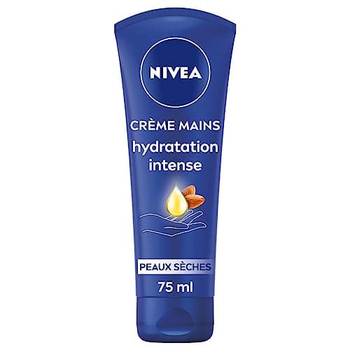NIVEA Crème mains nourrissante peaux très sèches (1 x 75 ml), soin hydratant à l'huile d'amande douce, crème mains hydratante efficace 24 h - Image 2