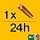 Donation to E.N.P.A. - Pedigree Dentastix Snack for oral hygiene (Large dog > 25 kg), 105 pieces - Image 4