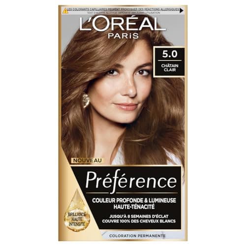 L'ORÉAL PARIS - Permanent hair colour - Long lasting and bright - 100% coverage of white hair - Preference - Shade: Bruges (5.0), Light Brown - Image 2