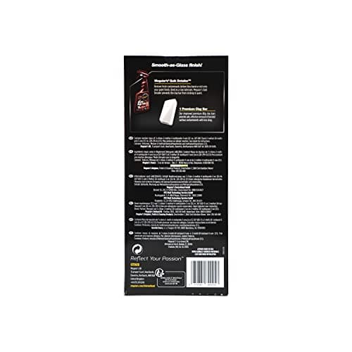 Meguiar’s G1116EU Kit Gomme Décontamination Quik Clay, Contient Flacon de Brillance Éclair, 473ml et Une Gomme de 80g - pour Éliminer en Toute Sécurité Les Contaminants Adhérents sur la Carrosserie - Image 5