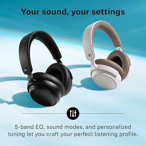 Sennheiser ACCENTUM Plus Wireless Bluetooth Headphones, Fast Charging Function, 50 Hours Playtime, Adaptive Hybrid ANC, Black - Image 7