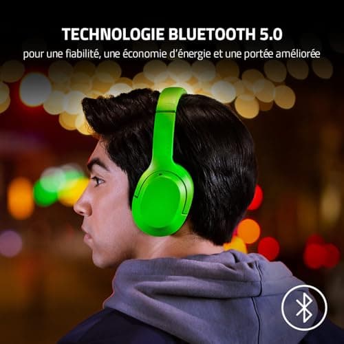 Razer Opus X - Wireless Low Latency Headphones with Active Noise Cancelling ANC (40mm Speakers, Built-in Microphone, Up to 40 Hours of Battery) Pink Quartz - Image 4