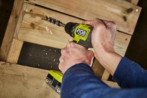 Perceuse-visseuse à percussion RYOBI 18V One+ Brushless - 1 batterie 4,0 Ah - 1 batterie 2.0 Ah - 1 chargeur - RPD18BL1-2C42S - Image 6